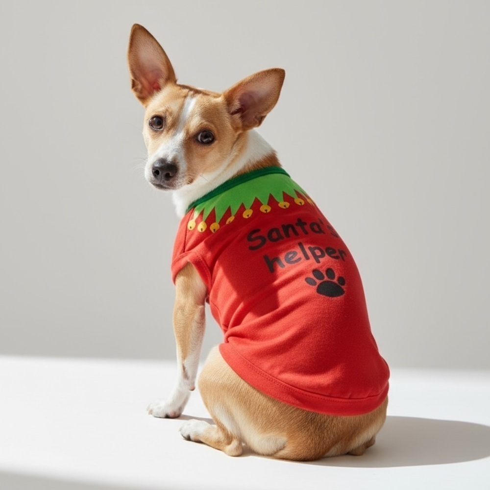 🎈Santa’s Helper Elf Dog Christmas Shirt